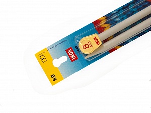 8 mm (US 11) Inox brand knitting needles. Length: 35 cm (14&). Size: 8 mm (US 11) Brand Inox, acs-112