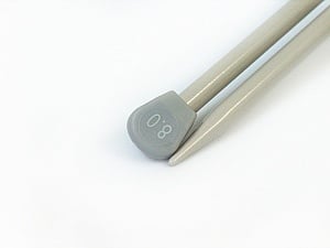 8 mm (US 11) A set of 2 knitting needles. Length: 35 cm (14&). 8 mm (US 11) Brand SKC, Yarn Thickness Other, acs-40