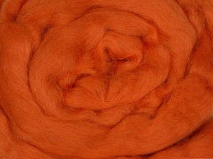 50gr-1.8m (1.76oz-1.97yards) 100% Wool felt Fiber Content 100% Wool, Orange, Brand Ice Yarns, acs-957