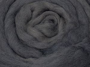 50gr-1.8m (1.76oz-1.97yards) 100% Wool felt Fiber Content 100% Wool, Brand Ice Yarns, Grey, acs-1402