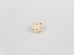 49 balls of Felt PomPoms Diameter is 1.5 cm. Brand Ice Yarns, Cream, acs-1536 