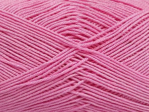 Ne: 8/4. Nm 14/4 Fiber Content 100% Mercerised Cotton, Pink, Brand Ice Yarns, Yarn Thickness 2 Fine Sport, Baby, fnt2-49607
