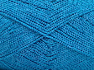 Composition 100% Coton, Turquoise, Brand Ice Yarns, Yarn Thickness 2 Fine Sport, Baby, fnt2-50096
