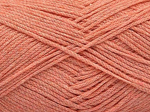 Composition 100% Coton, Light Salmon, Brand Ice Yarns, Yarn Thickness 2 Fine Sport, Baby, fnt2-50098