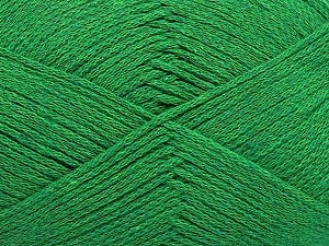 Composition 100% Coton, Brand Ice Yarns, Green, Yarn Thickness 2 Fine Sport, Baby, fnt2-50695