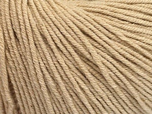 Composition 60% Coton, 40% Acrylique, Brand Ice Yarns, Beige, Yarn Thickness 2 Fine Sport, Baby, fnt2-51206