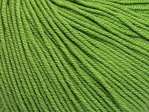 Composition 60% Coton, 40% Acrylique, Brand Ice Yarns, Green, Yarn Thickness 2 Fine Sport, Baby, fnt2-51209