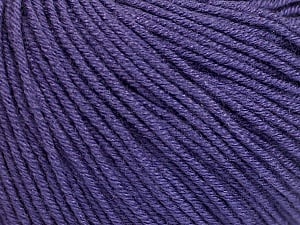 Fiber Content 60% Cotton, 40% Acrylic, Purple, Brand Ice Yarns, Yarn Thickness 2 Fine Sport, Baby, fnt2-51240