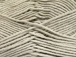 Fiber Content 55% Cotton, 45% Acrylic, Light Grey, Brand Ice Yarns, Yarn Thickness 4 Medium Worsted, Afghan, Aran, fnt2-51429