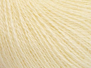 Fiber Content 65% Merino Wool, 35% Silk, Brand Ice Yarns, Cream, Yarn Thickness 1 SuperFine Sock, Fingering, Baby, fnt2-51453