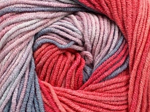 Fiber Content 55% Cotton, 45% Acrylic, Salmon, Pink, Brand Ice Yarns, Blue Shades, Yarn Thickness 3 Light DK, Light, Worsted, fnt2-51510