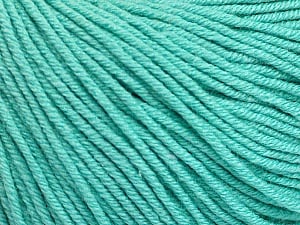 Composition 60% Coton, 40% Acrylique, Mint Green, Brand Ice Yarns, Yarn Thickness 2 Fine Sport, Baby, fnt2-51559