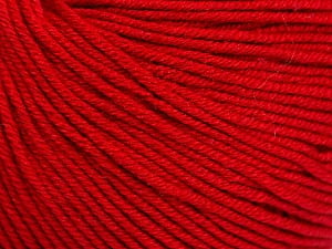 Composition 60% Coton, 40% Acrylique, Red, Brand Ice Yarns, Yarn Thickness 2 Fine Sport, Baby, fnt2-51560