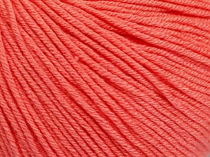 Composition 60% Coton, 40% Acrylique, Salmon, Brand Ice Yarns, Yarn Thickness 2 Fine Sport, Baby, fnt2-51561