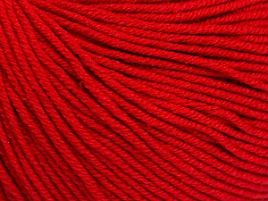 Fiber Content 60% Cotton, 40% Acrylic, Red, Brand Ice Yarns, Yarn Thickness 2 Fine Sport, Baby, fnt2-51563