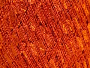 Trellis Composition 100% Polyester, Orange, Brand Ice Yarns, Yarn Thickness 5 Bulky Chunky, Craft, Rug, fnt2-51884