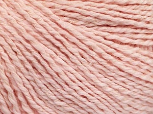 Fiber Content 68% Cotton, 32% Silk, Powder Pink, Brand Ice Yarns, Yarn Thickness 2 Fine Sport, Baby, fnt2-51937
