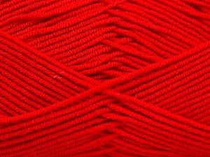 Fiber Content 50% Bamboo, 50% Acrylic, Red, Brand Ice Yarns, Yarn Thickness 2 Fine Sport, Baby, fnt2-53092