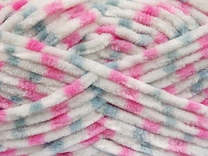 İçerik 100% Mikro Fiber, White, Pink, Light Grey, Brand Ice Yarns, Yarn Thickness 4 Medium Worsted, Afghan, Aran, fnt2-53129