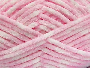 İçerik 100% Mikro Fiber, White, Light Pink, Brand Ice Yarns, fnt2-53700