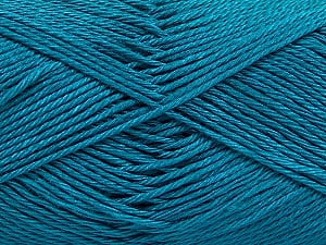 Composition 100% Coton mercerisé, Turquoise, Brand Ice Yarns, Yarn Thickness 2 Fine Sport, Baby, fnt2-53787