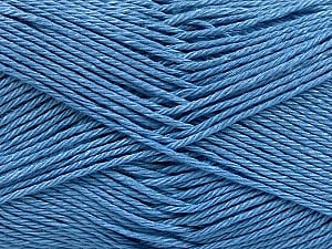 Composition 100% Coton mercerisé, Jeans Blue, Brand Ice Yarns, Yarn Thickness 2 Fine Sport, Baby, fnt2-53794