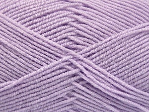 Fiber Content 50% Acrylic, 50% Bamboo, Brand Ice Yarns, Baby Lilac, Yarn Thickness 2 Fine Sport, Baby, fnt2-54233