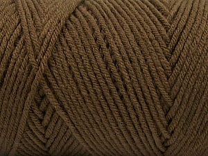 Items made with this yarn are machine washable & dryable. Fiber Content 100% Dralon Acrylic, Brand Ice Yarns, Brown, Yarn Thickness 4 Medium Worsted, Afghan, Aran, fnt2-54251
