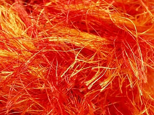 Fiber Content 100% Polyester, Yellow, Red, Orange, Brand Ice Yarns, Yarn Thickness 6 SuperBulky Bulky, Roving, fnt2-54421