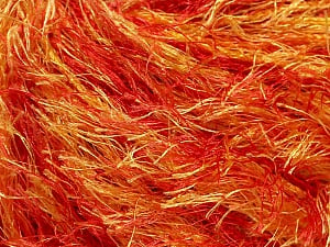 Composition 100% Polyester, Yellow, Red, Orange, Brand Ice Yarns, Yarn Thickness 5 Bulky Chunky, Craft, Rug, fnt2-54425 