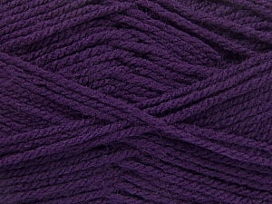 Worsted Fiber Content 100% Acrylic, Purple, Brand Ice Yarns, Yarn Thickness 4 Medium Worsted, Afghan, Aran, fnt2-54670
