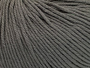Global Organic Textile Standard (GOTS) Certified Product. CUC-TR-017 PRJ 805332/918191 Composition 100% Coton bio, Brand Ice Yarns, Grey, Yarn Thickness 3 Light DK, Light, Worsted, fnt2-54726