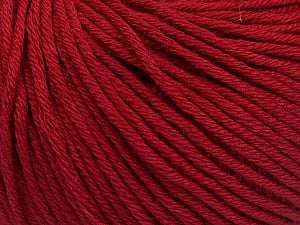 Global Organic Textile Standard (GOTS) Certified Product. CUC-TR-017 PRJ 805332/918191 Composition 100% Coton bio, Brand Ice Yarns, Burgundy, Yarn Thickness 3 Light DK, Light, Worsted, fnt2-54732