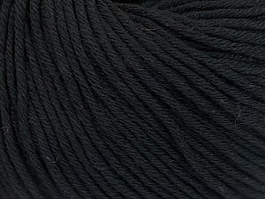 Global Organic Textile Standard (GOTS) Certified Product. CUC-TR-017 PRJ 805332/918191 Composition 100% Coton bio, Brand Ice Yarns, Black, Yarn Thickness 3 Light DK, Light, Worsted, fnt2-54793