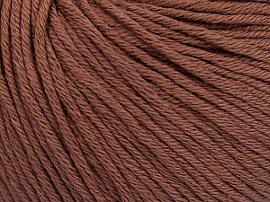 Global Organic Textile Standard (GOTS) Certified Product. CUC-TR-017 PRJ 805332/918191 Composition 100% Coton bio, Rose Brown, Brand Ice Yarns, Yarn Thickness 3 Light DK, Light, Worsted, fnt2-54795