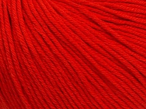 Global Organic Textile Standard (GOTS) Certified Product. CUC-TR-017 PRJ 805332/918191 Fiber Content 100% Organic Cotton, Red, Brand Ice Yarns, Yarn Thickness 3 Light DK, Light, Worsted, fnt2-54797 