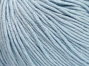 Global Organic Textile Standard (GOTS) Certified Product. CUC-TR-017 PRJ 805332/918191 Composition 100% Coton bio, Light Blue, Brand Ice Yarns, Yarn Thickness 3 Light DK, Light, Worsted, fnt2-55217 