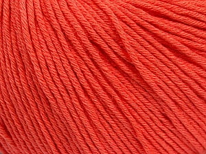 Global Organic Textile Standard (GOTS) Certified Product. CUC-TR-017 PRJ 805332/918191 Composition 100% Coton bio, Salmon, Brand Ice Yarns, Yarn Thickness 3 Light DK, Light, Worsted, fnt2-55220 