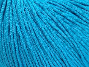 Global Organic Textile Standard (GOTS) Certified Product. CUC-TR-017 PRJ 805332/918191 Composition 100% Coton bio, Turquoise, Brand Ice Yarns, Yarn Thickness 3 Light DK, Light, Worsted, fnt2-55221 