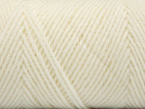 Fiber Content 50% Wool, 50% Acrylic, White, Brand Ice Yarns, Yarn Thickness 3 Light DK, Light, Worsted, fnt2-56423