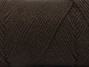 Fiber Content 50% Wool, 50% Acrylic, Brand Ice Yarns, Coffee Brown, Yarn Thickness 3 Light DK, Light, Worsted, fnt2-56427