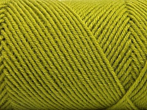 Fiber Content 50% Wool, 50% Acrylic, Brand Ice Yarns, Green, Yarn Thickness 3 Light DK, Light, Worsted, fnt2-57175