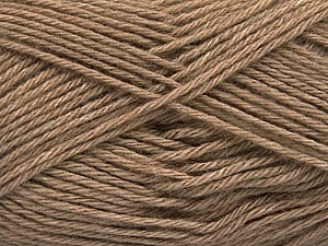 Fiber Content 65% Merino Wool, 35% Silk, Brand Ice Yarns, Camel, Yarn Thickness 3 Light DK, Light, Worsted, fnt2-57667
