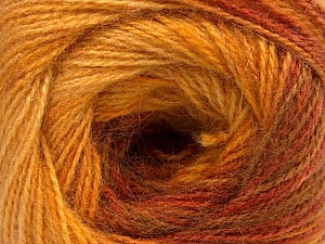 Composition 75% Acrylique, 25% Angora, Yellow, Brand Ice Yarns, Gold, Brown, Yarn Thickness 2 Fine Sport, Baby, fnt2-58021