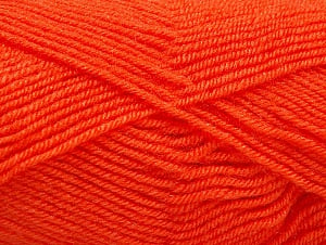 Composition 60% Acrylique, 40% Laine, Orange, Brand Ice Yarns, Yarn Thickness 3 Light DK, Light, Worsted, fnt2-58335