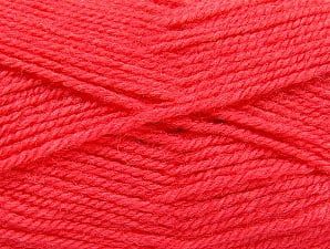 Composition 50% Laine, 50% Acrylique, Brand Ice Yarns, Candy Pink, Yarn Thickness 4 Medium Worsted, Afghan, Aran, fnt2-58453
