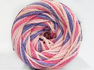 Composition 50% Acrylique, 50% Polyamide, Pink Shades, Lilac, Brand Ice Yarns, Yarn Thickness 5 Bulky Chunky, Craft, Rug, fnt2-59359 