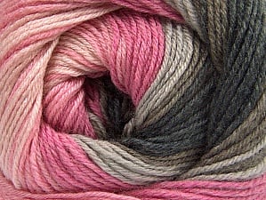 Composition 70% Acrylique, 30% Laine mérinos, Pink Shades, Brand Ice Yarns, Grey Shades, Brown, Yarn Thickness 2 Fine Sport, Baby, fnt2-59771