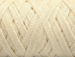 Fiber Content 100% Recycled Cotton, Brand Ice Yarns, Cream, Yarn Thickness 6 SuperBulky Bulky, Roving, fnt2-60396
