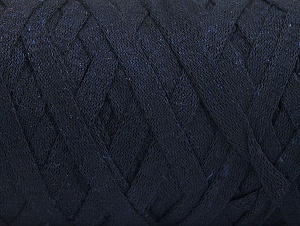 Fiber Content 100% Recycled Cotton, Brand Ice Yarns, Dark Navy, Yarn Thickness 6 SuperBulky Bulky, Roving, fnt2-60399